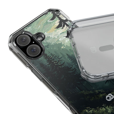 Misty Pine Shadow · Impact Phone Case for iPhone · Magsafe