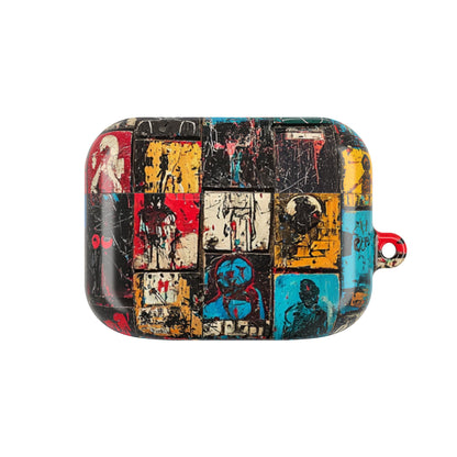 Portret Raster Crimson - AirPods Case
