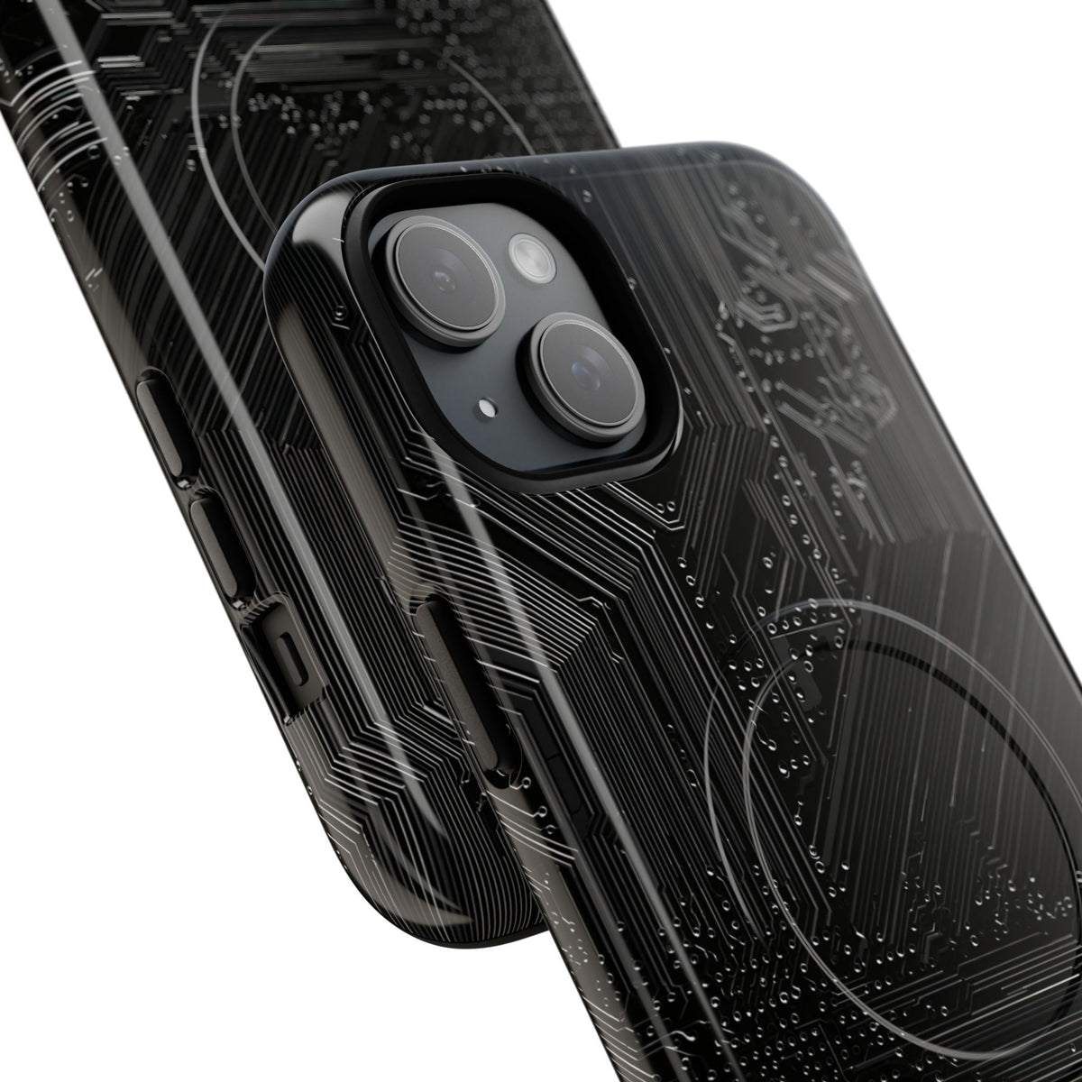 Obsidian Circuitry · Tough 2.0 Magnetic Phone Case for iPhone · Black
