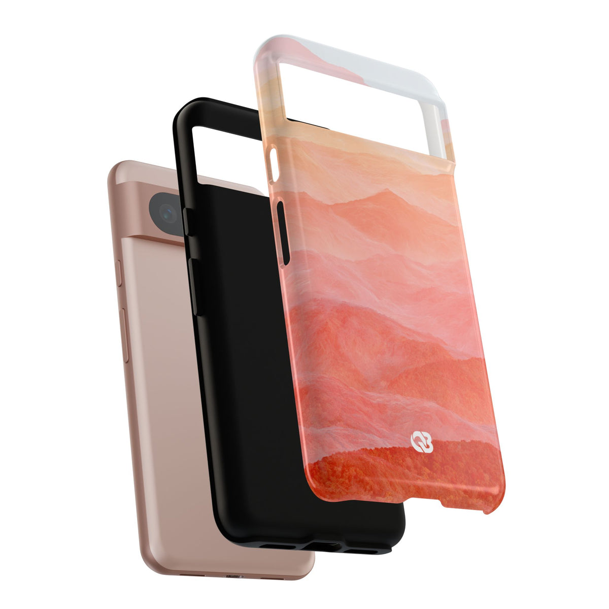 Alpenglow Ridge Vista · Tough Phone Case for Pixel ·  Orange