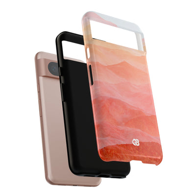 Alpenglow Ridge Vista · Tough Phone Case for Pixel ·  Orange