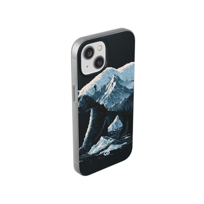 Nordic Arctic Bear · Lite Phone Case for iPhone ·  Black