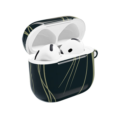Serpentine Reeds · Hard Case for AirPods & AirPods Pro · Green