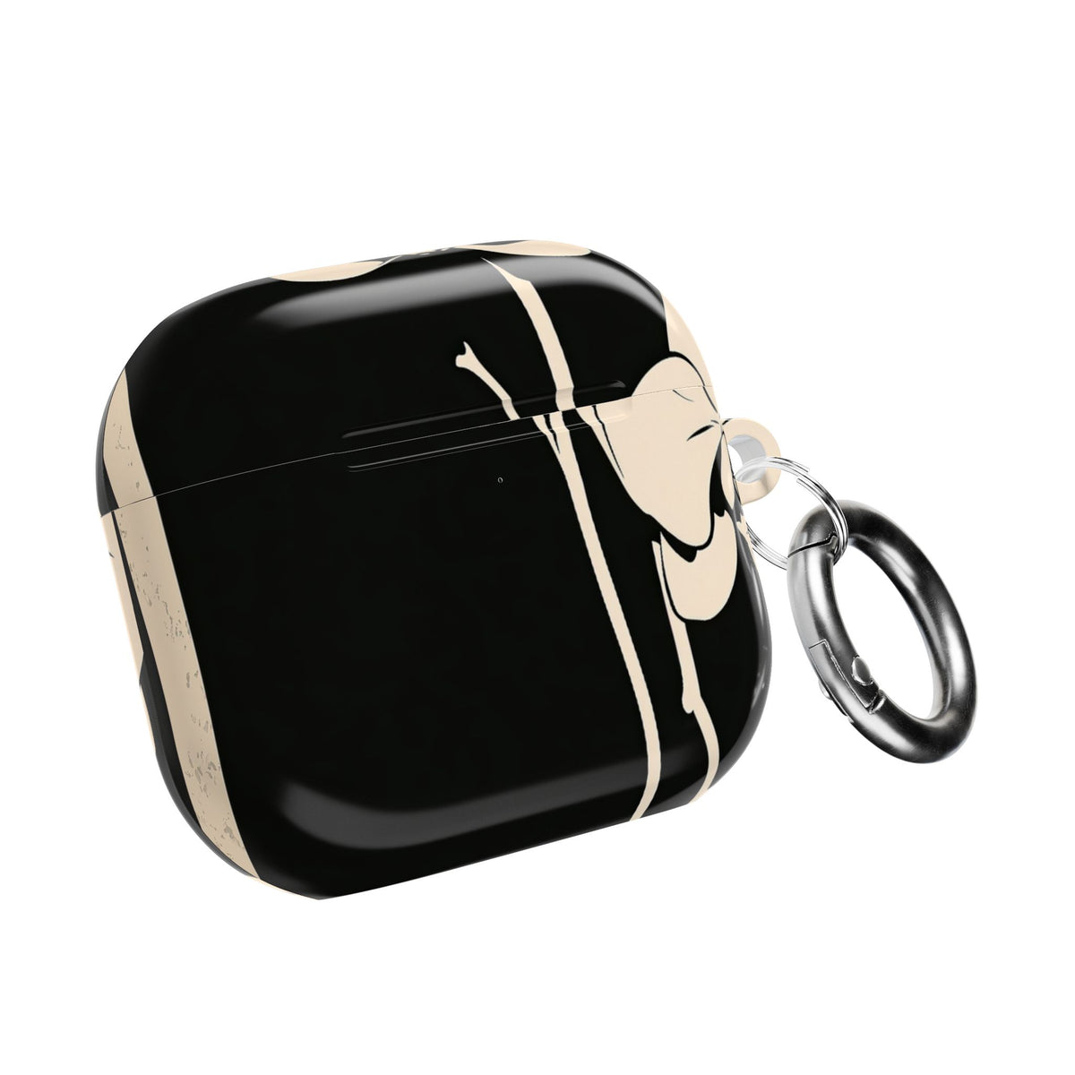 Nocturne Orchid · Hard Case for AirPods & AirPods Pro · Black