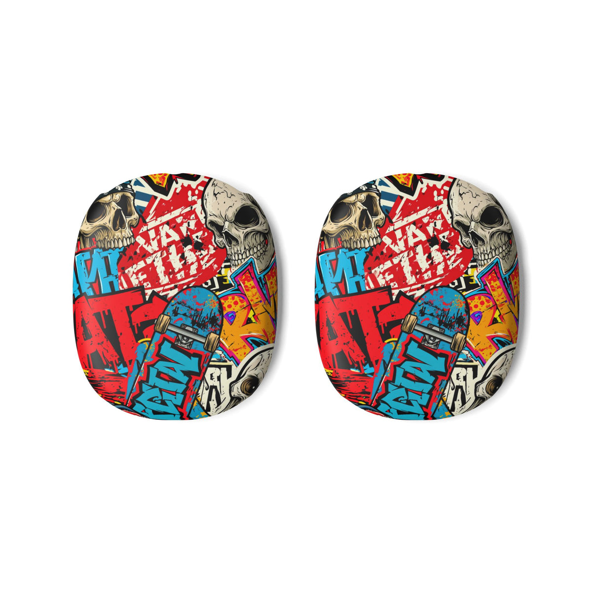 Skate Skull Riot · Hard Case for AirPods Max · Red