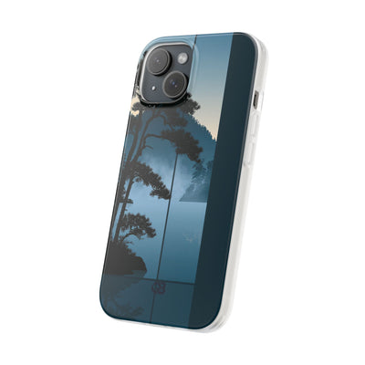Blue Lite Phone Case for iPhone - Kyoto Mist Pine