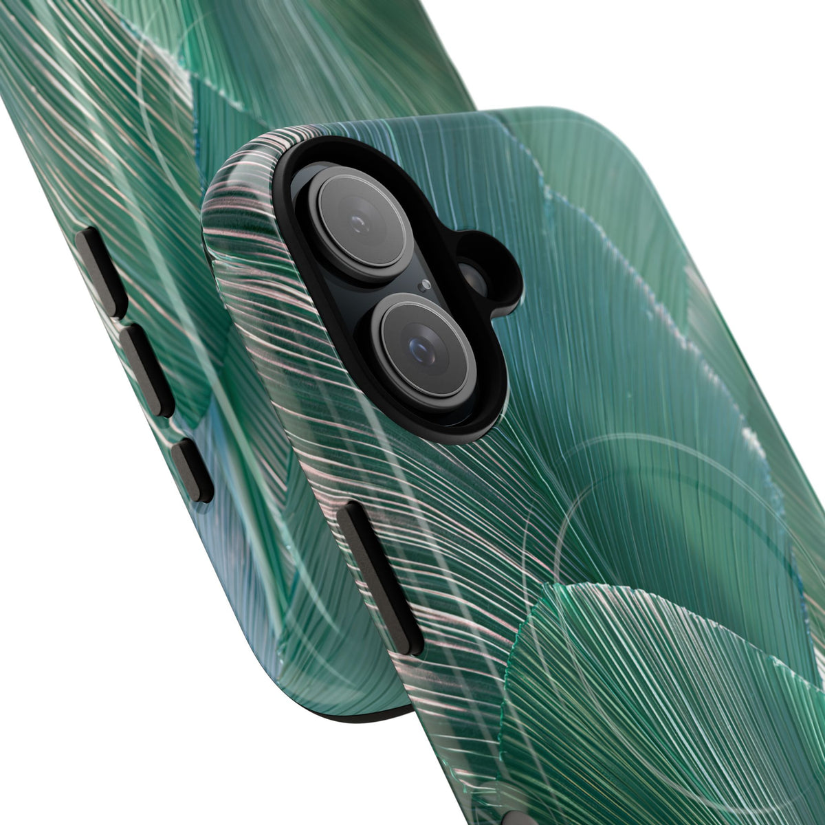 Translucent Fan Palm · Tough 2.0 Magnetic Phone Case for iPhone · Teal