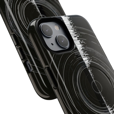Black Tough 2.0 Magsafe Phone Case for iPhone - Obsidian Orbital Signal