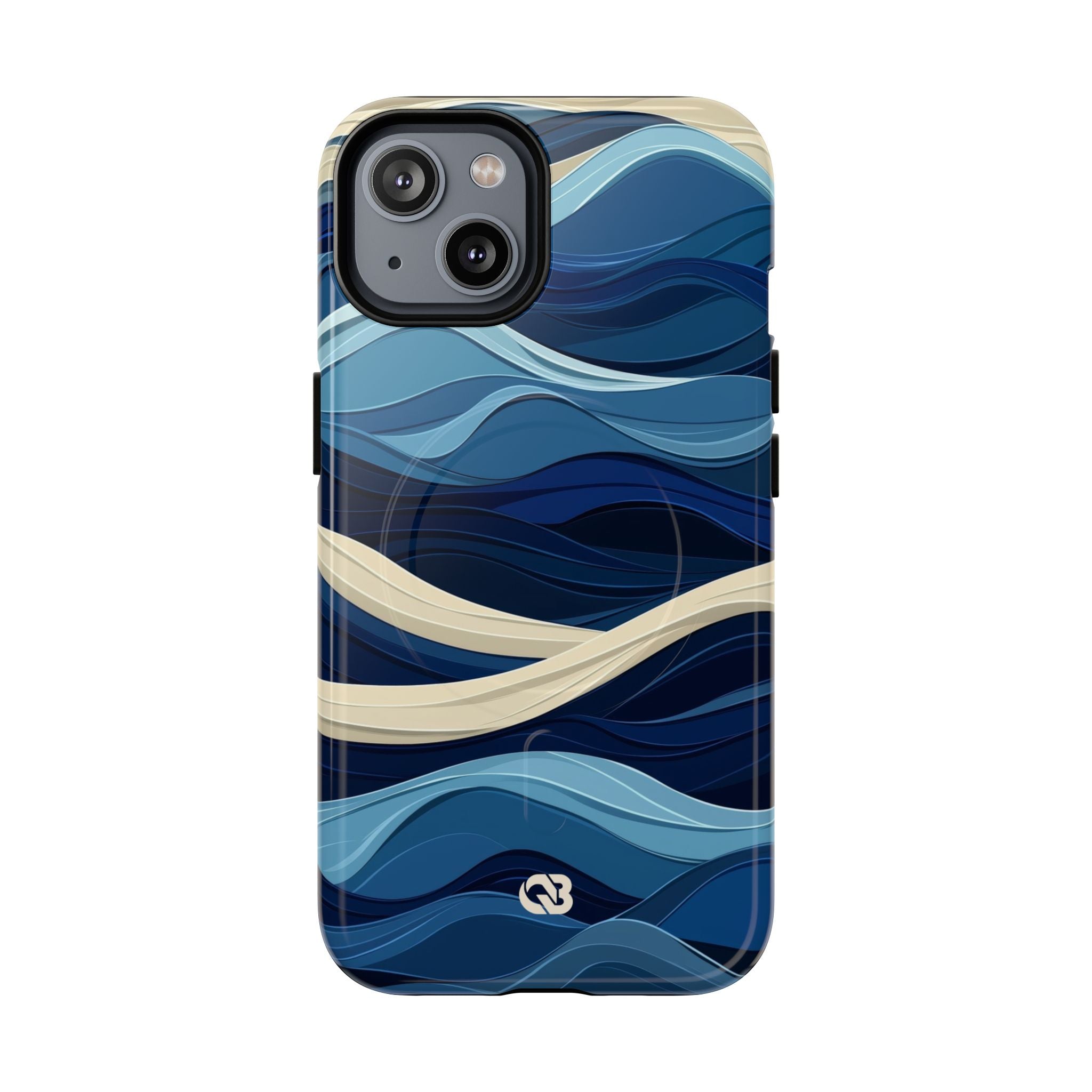 Cobalt Coast Layers · Coque de téléphone Tough+ pour iPhone · Magsafe