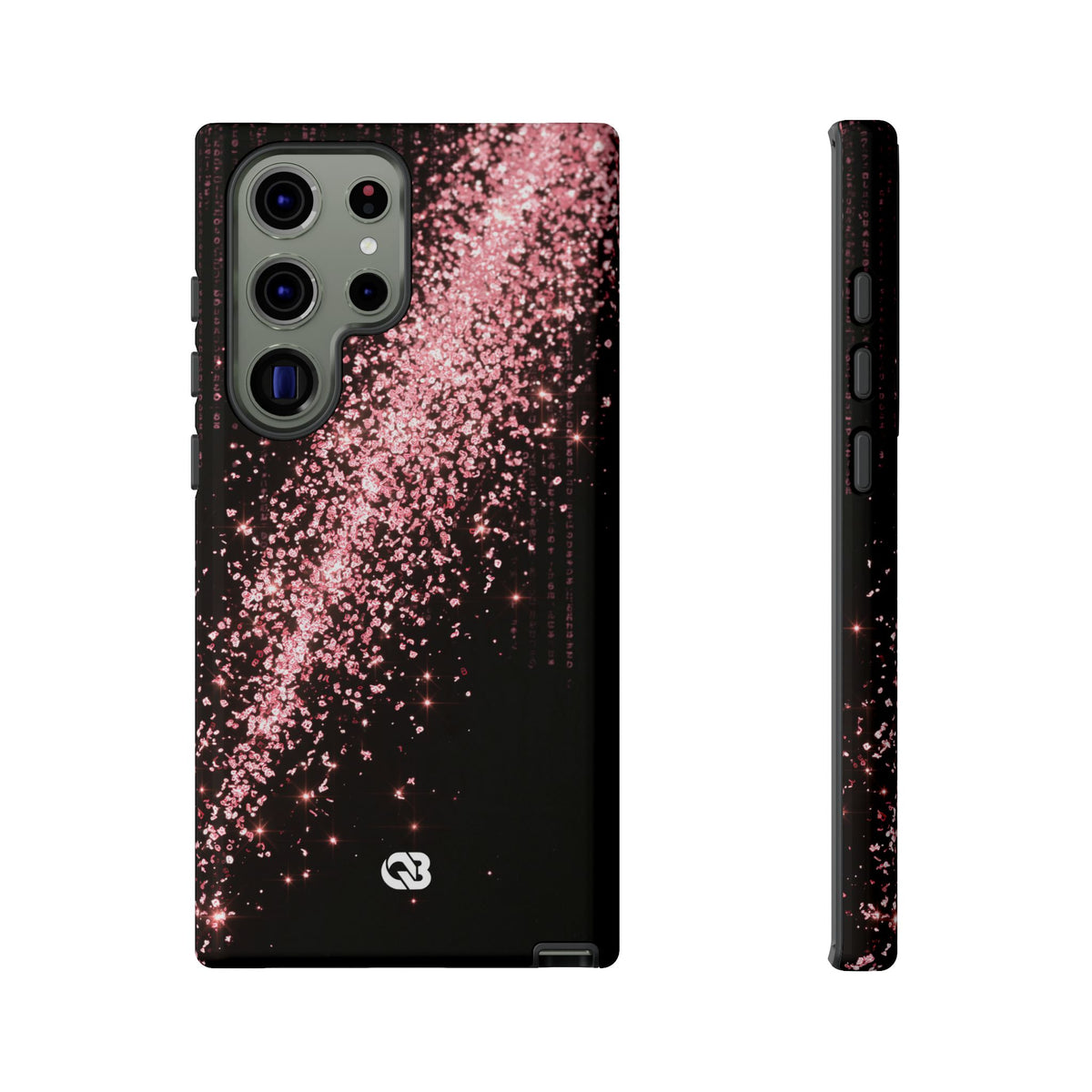 Rose Digital Cascade · Tough Phone Case for Samsung · Pink
