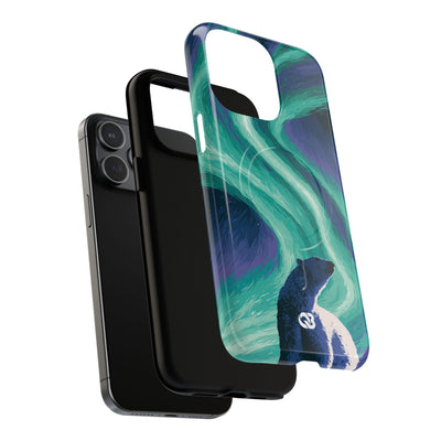 Arctic Aurora Bear · Tough 2.0 Magnetic Phone Case for iPhone · Teal