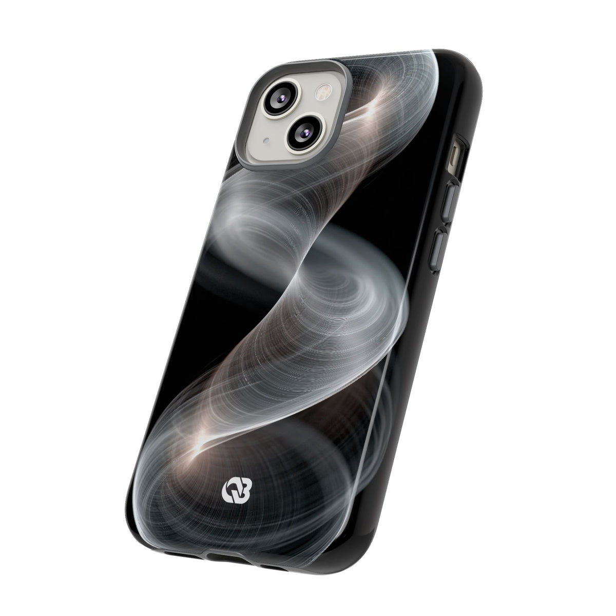 Luminous Vortex · Tough Phone Case for iPhone · Black