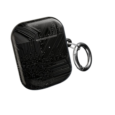 Obsidian Circuitry · Hard Case for AirPods & AirPods Pro · Black