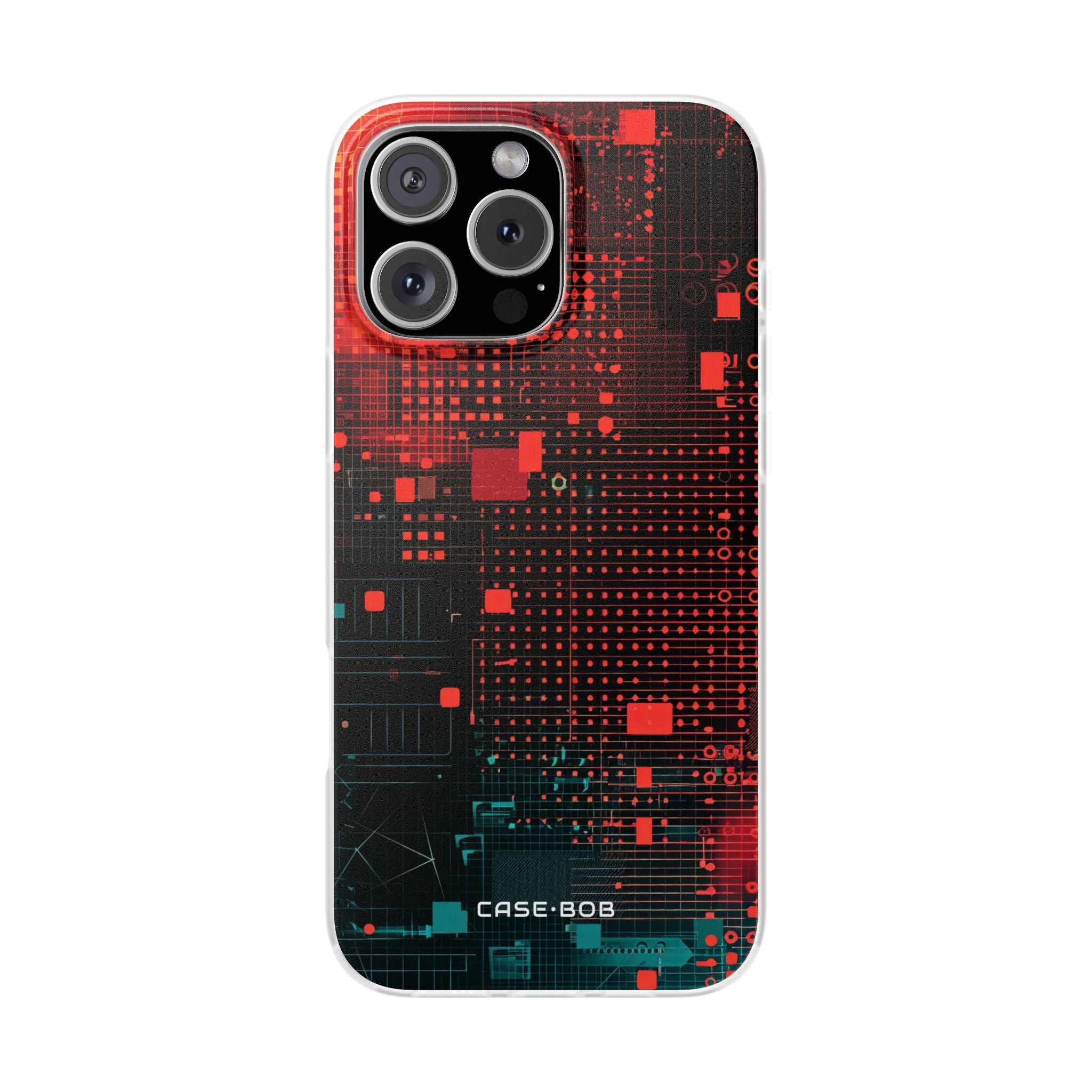 Grid Fusion iPhone 16 Pro Max Case - Soft