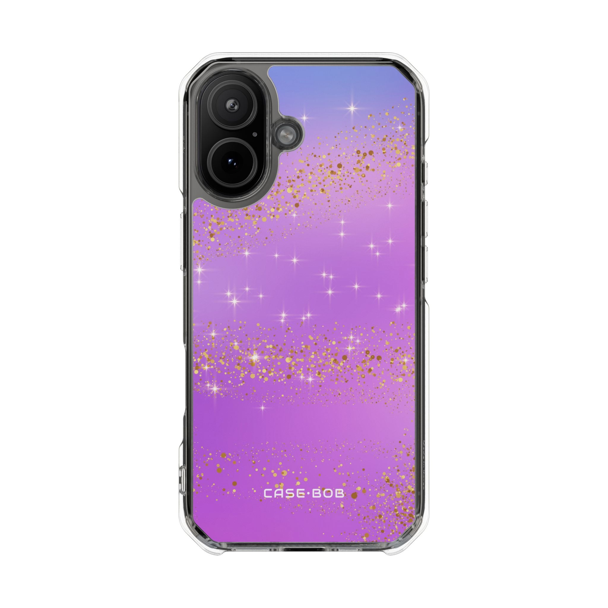Golden Glitter Bands iPhone 17 Case - Impact