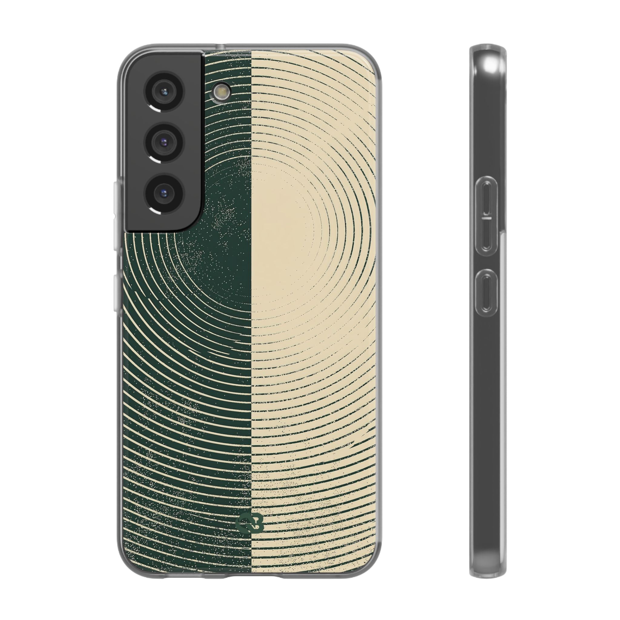 Green Lite Phone Case for Samsung - Evergreen Split Grain