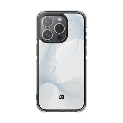 White Impact MagSafe Phone Case for iPhone - Arctic Line Current