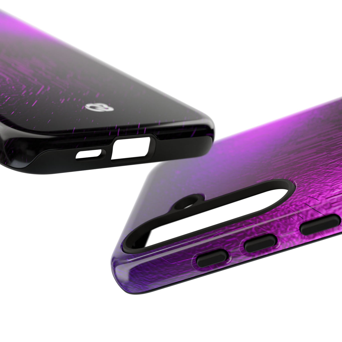 Violet Cyber Circuit · Tough Phone Case for Samsung · Purple