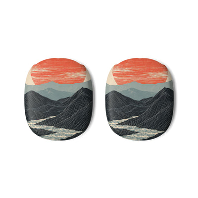 Crimson Ridge Horizon · Hard Case for AirPods Max · Black