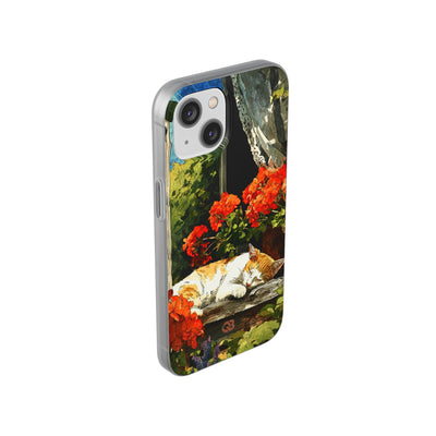 Sleeping Ginger Bloom · Soft Hoesje voor iPhone