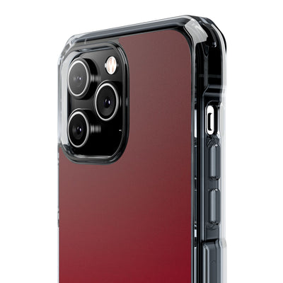 Red Impact MagSafe Phone Case for iPhone - Crimson Velvet Fade