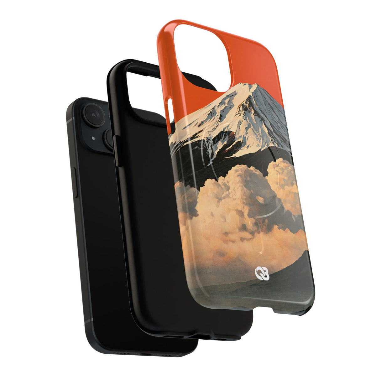 Sacred Peak Fuji · Tough 2.0 Magnetic Phone Case for iPhone · Orange
