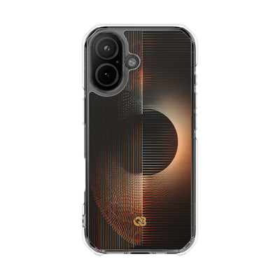 Amber Meridian · Clear Impact Magnetic Phone Case for iPhone · Black
