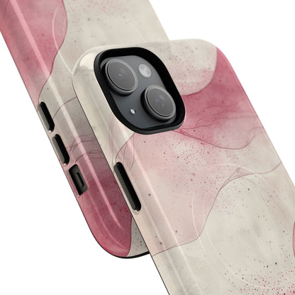 Crimson Waves iPhone 15 Plus -kotelo - Tough+