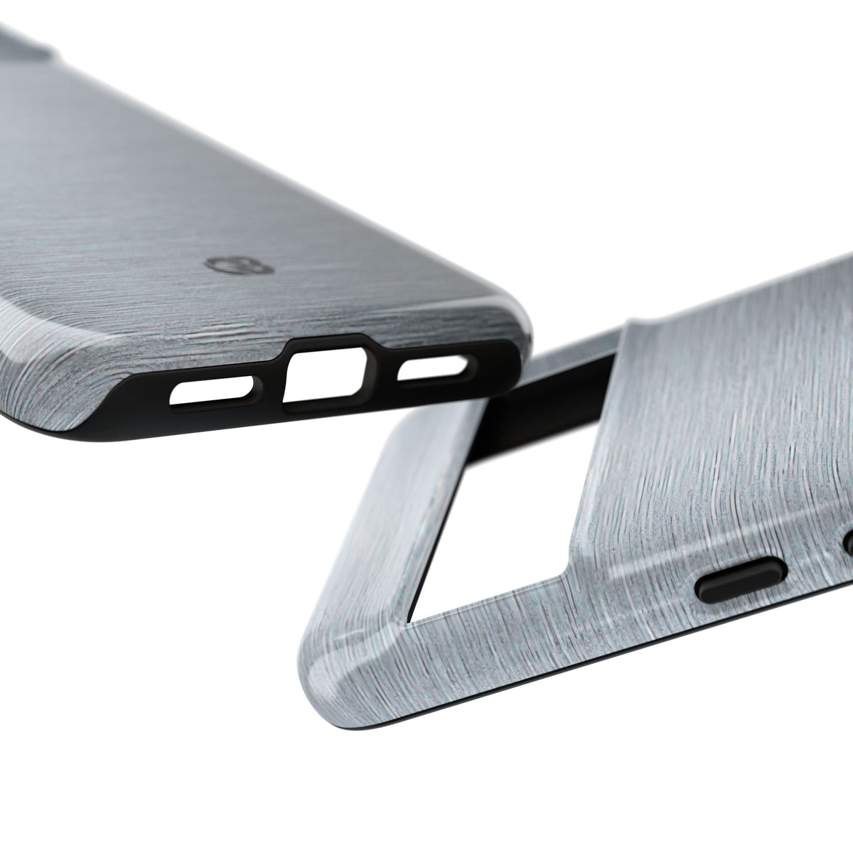 Brushed Aluminum · Tough Phone Case for Pixel ·  Silver