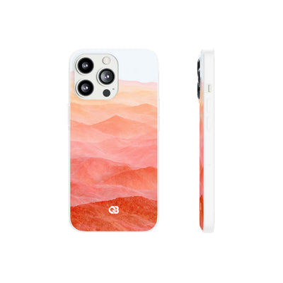 Alpenglow Ridge Vista · Lite Phone Case for iPhone ·  Orange