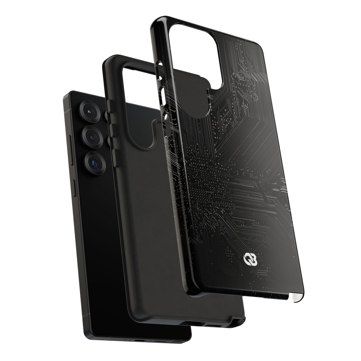 Obsidian Circuitry · Tough Phone Case for Samsung · Black