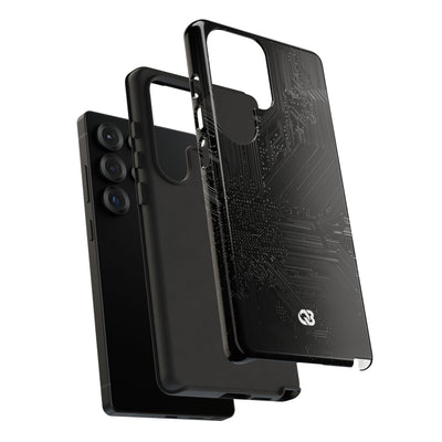 Obsidian Circuitry · Tough Phone Case for Samsung · Black