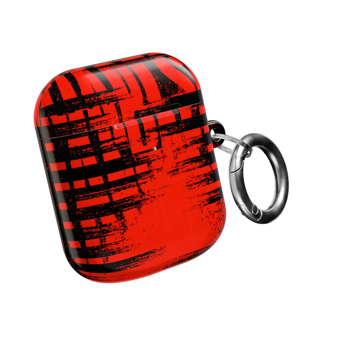 Crimson Redaction · Hard Case for AirPods & AirPods Pro · Black