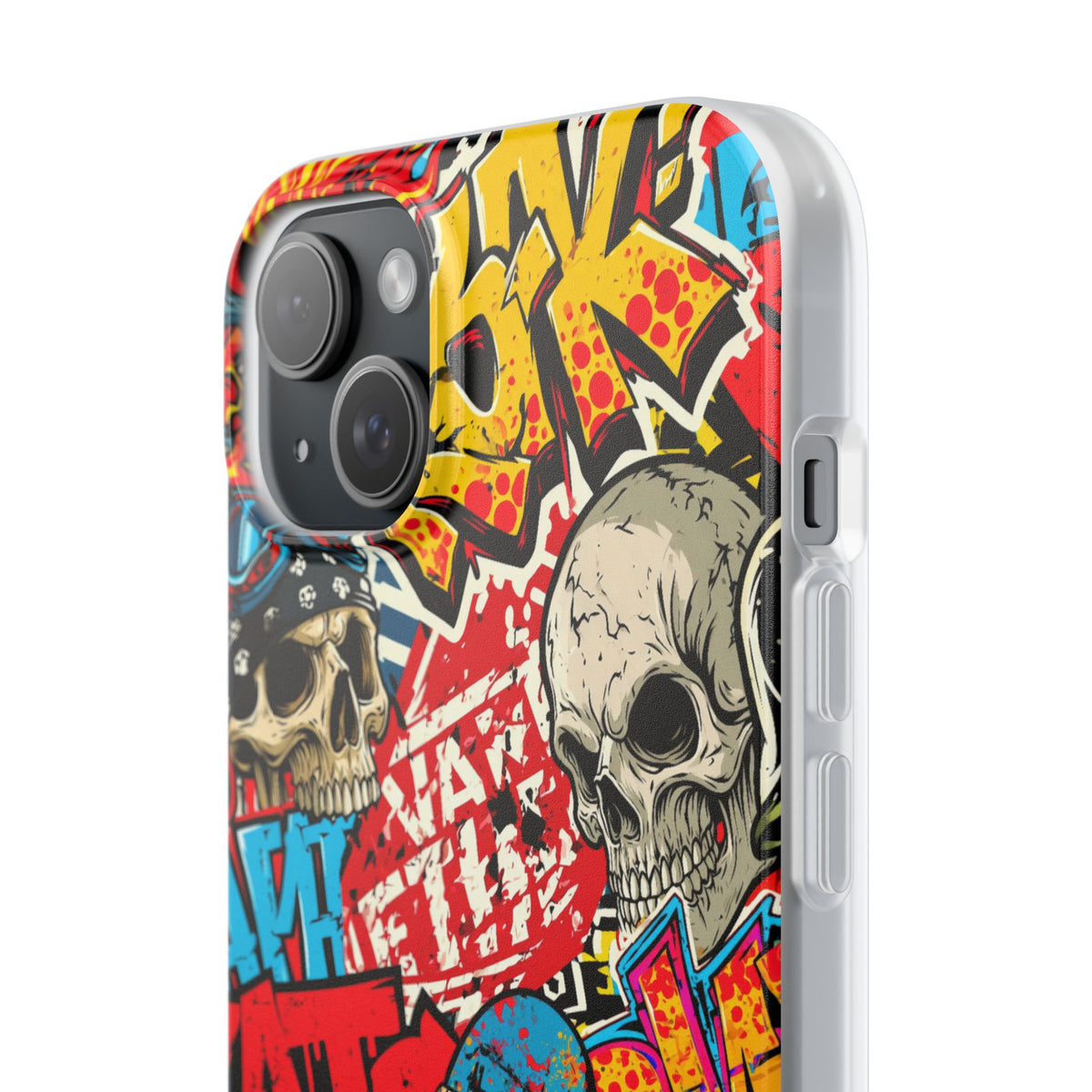 Skate Skull Riot · Lite Phone Case for iPhone ·  Red