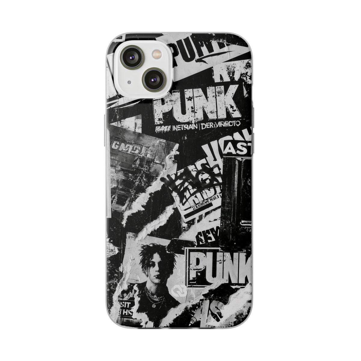 Underground Punk Collage · Lite Phone Case for iPhone ·  Black