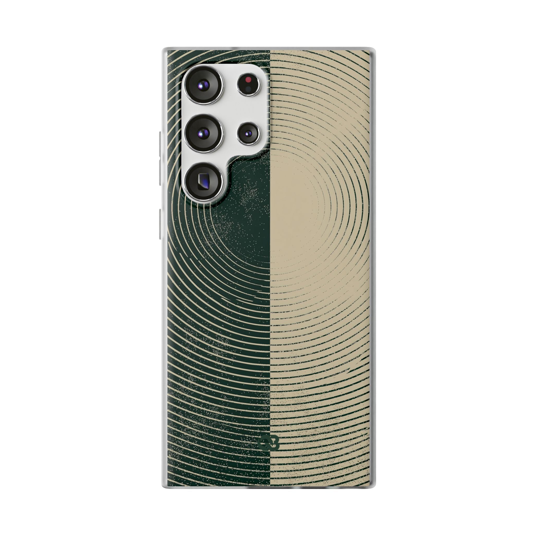 Green Lite Phone Case for Samsung - Evergreen Split Grain