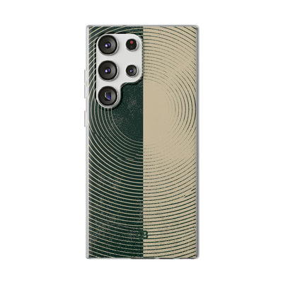 Green Lite Phone Case for Samsung - Evergreen Split Grain