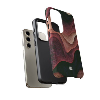 Rose Contour Waves · Tough Phone Case for Samsung · Pink