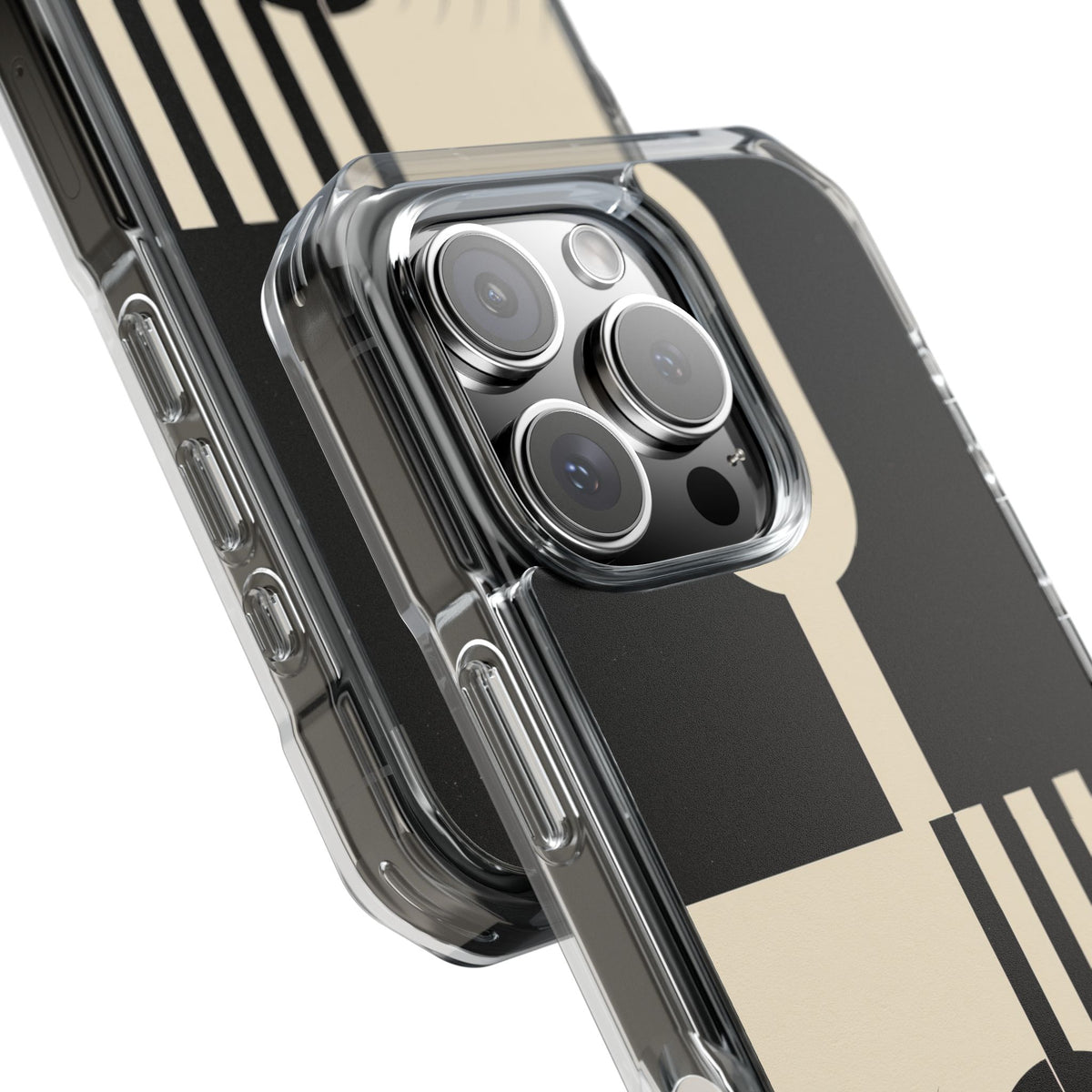 Harmonic Orbit · Clear Impact Magnetic Phone Case for iPhone ·  Black
