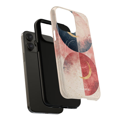 Golden Crescent Circles iPhone 14 Pro Max Case - Tough+