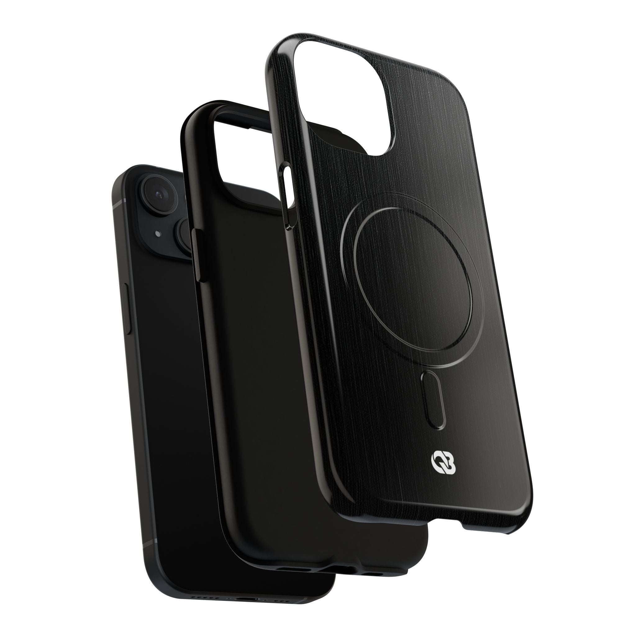Black Tough 2.0 Magsafe Phone Case for iPhone - Brushed Obsidian Slate