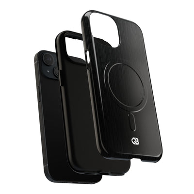 Black Tough 2.0 Magsafe Phone Case for iPhone - Brushed Obsidian Slate