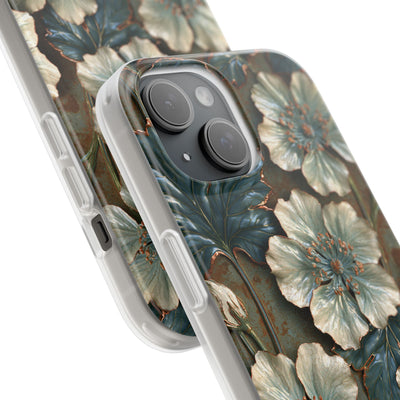 Gilded Blossom Reverie · Lite Phone Case for iPhone ·  Teal