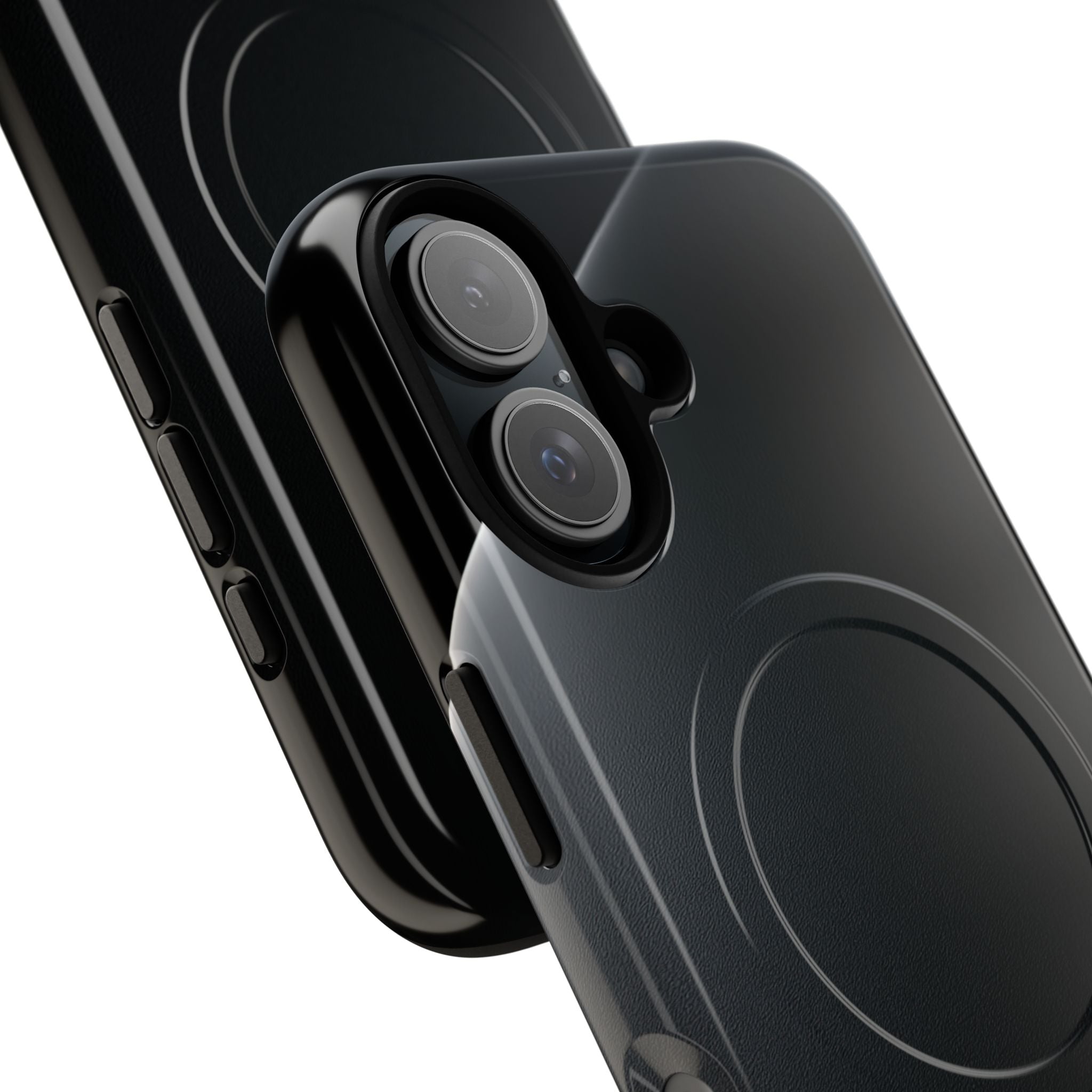 Black Tough 2.0 Magsafe Phone Case for iPhone - Obsidian Lunar Arch