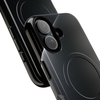 Black Tough 2.0 Magsafe Phone Case for iPhone - Obsidian Lunar Arch