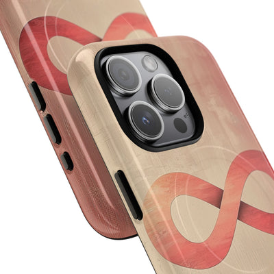 Terracotta Infinity Stroke · Tough+ Magsafe