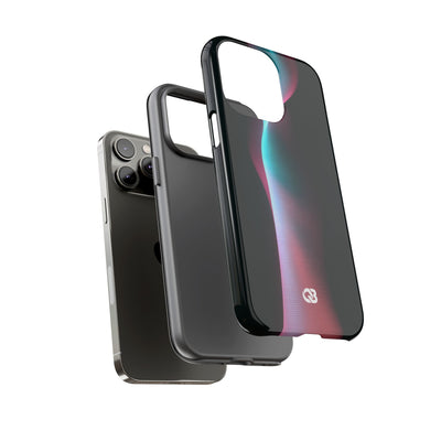 Neon Pixel Flow · Tough Phone Case for iPhone · Black