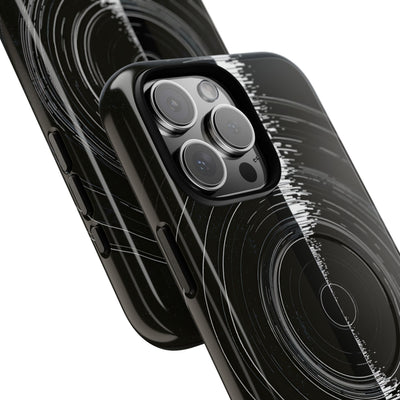 Black Tough 2.0 Magsafe Phone Case for iPhone - Obsidian Orbital Signal
