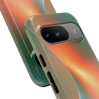 Radiant Contour · Tough Phone Case for Pixel ·  Orange