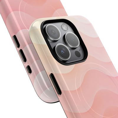 Blush Horizon Waves · Tough 2.0 Magnetic Phone Case for iPhone · Pink